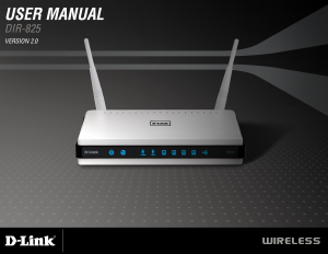 Manual D-Link DIR-825 Router