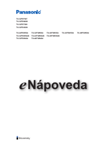 Návod Panasonic TX-32FSX609 LCD televízor