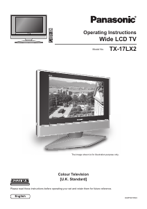 Manual Panasonic TX-17LX2 LCD Television