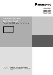 Manual de uso Panasonic TH-50LFB70E Televisor de LCD