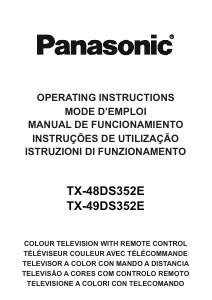 Manual Panasonic TX-48DS352E Televisor LCD