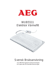 Bruksanvisning AEG WUB5511 Elektrisk filt