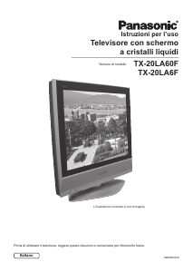 Manuale Panasonic TX-20LA60F LCD televisore
