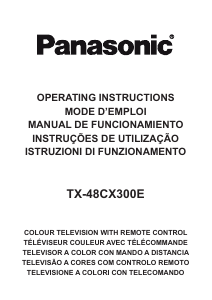 Manual de uso Panasonic TX-48CX300E Televisor de LCD