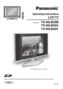 Handleiding Panasonic TX-20LB30X LCD televisie