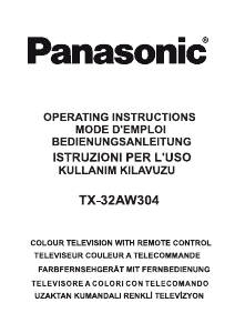 Manuale Panasonic TX-32AW304 LCD televisore