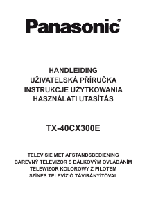 Handleiding Panasonic TX-40CX300E LCD televisie