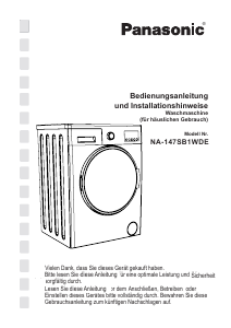 Bedienungsanleitung Panasonic NA-147SB1WDE Waschmaschine
