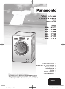 Manuál Panasonic NA-127VC5WGN Pračka
