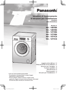 Manuale Panasonic NA-147VB6WTA Lavatrice