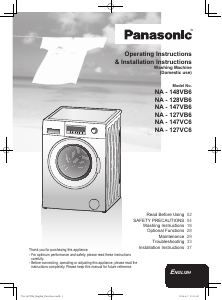 Manual Panasonic NA-128VB6WNR Washing Machine