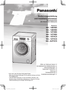 Bedienungsanleitung Panasonic NA-147VB5WDE Waschmaschine