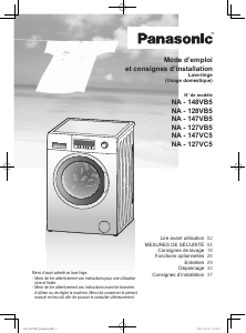 Mode d’emploi Panasonic NA-127VB5WFR Lave-linge