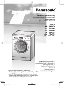Bedienungsanleitung Panasonic NA-A47VB4WDE Waschmaschine
