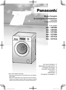 Mode d’emploi Panasonic NA-127VB6WFR Lave-linge