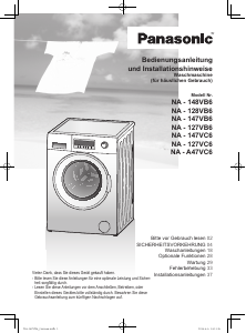 Bedienungsanleitung Panasonic NA-147VC6WDE Waschmaschine