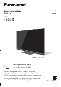 Manuale Panasonic TX-65GZC1505 OLED televisore