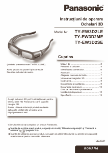 Manual Panasonic TY-EW3D2ME Ochelari 3D