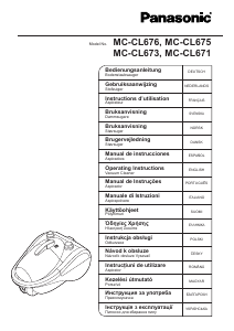 Посібник Panasonic MC-CL676 Пилосос