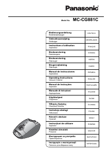 Εγχειρίδιο Panasonic MC-CG881 Ηλεκτρική σκούπα