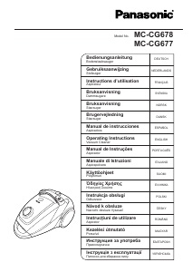 Manual Panasonic MC-CG677 Aspirator