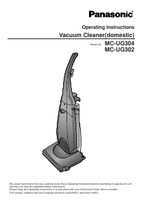 Manual Panasonic MC-UG304 Vacuum Cleaner