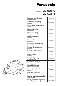 Manual Panasonic MC-CG676JC79 Aspirator