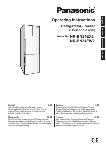 Bedienungsanleitung Panasonic NR-BN34EX2 Kühl-gefrierkombination