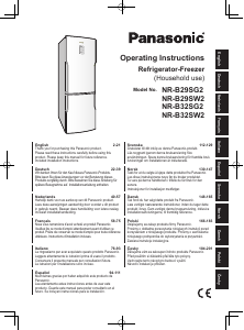 Brugsanvisning Panasonic NR-B32SG2 Køle-fryseskab