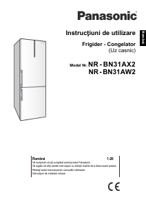 Manual Panasonic NR-BN31AX2 Combina frigorifica