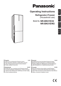 Mode d’emploi Panasonic NR-BN31EW2 Réfrigérateur combiné