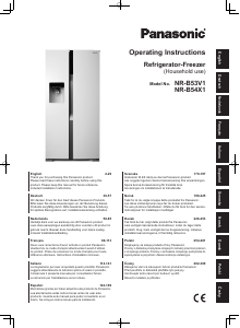 Mode d’emploi Panasonic NR-B54X1 Réfrigérateur combiné