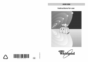 Manual Whirlpool AVM 686/IX/ UK Microwave