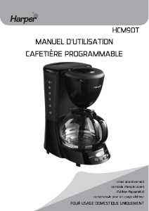 Mode d’emploi Harper HCM90T Cafetière