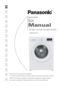 Handleiding Panasonic NA-126GB1 Wasmachine