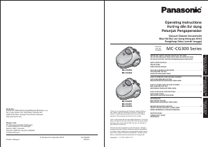 Panduan Panasonic MC-CG300 Penyedot Debu