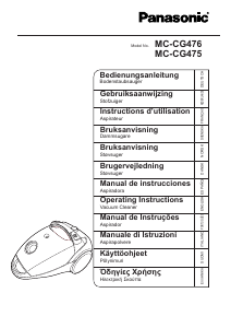 Manual de uso Panasonic MC-CG476BE7A Aspirador