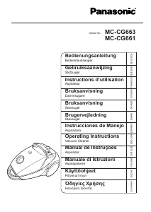 Käyttöohje Panasonic MC-CG661 Pölynimuri