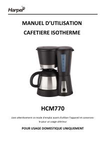 Handleiding Harper HCM770 Koffiezetapparaat