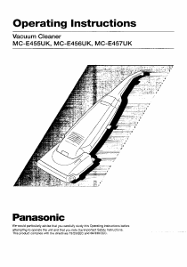 Bruksanvisning Panasonic MC-E457UK Dammsugare