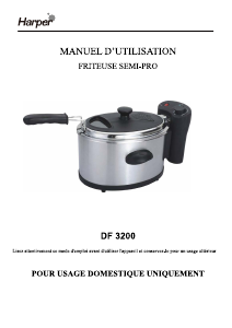 Manual Harper DF3200 Deep Fryer