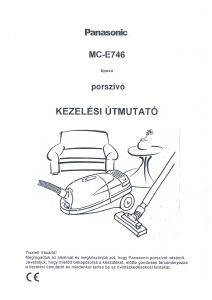 Használati útmutató Panasonic MC-E746 Porszívó