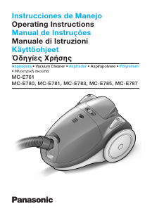 Manuale Panasonic MC-E781 Aspirapolvere