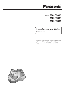 Rokasgrāmata Panasonic MC-E8031 Putekļu sūcējs