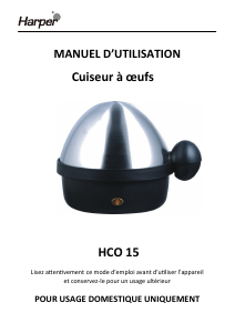 Manual Harper HCO15 Egg Cooker