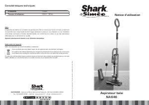 Mode d’emploi Siméo NA 646 Shark Aspirateur