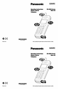 Handleiding Panasonic EB-G500 Mobiele telefoon