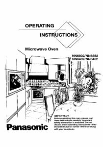 Manual Panasonic NN-6852 Microwave