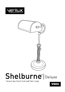 Handleiding Verilux VD05 Shelburne Lamp