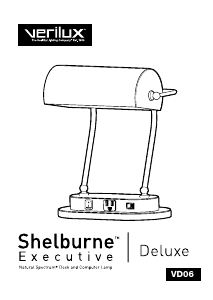 Handleiding Verilux VD06 Shelburne Executive Lamp
